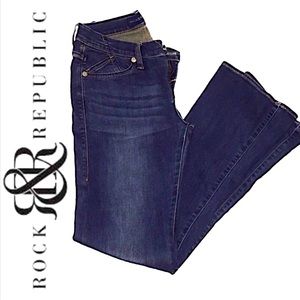 Rock & Republic Kasandra Denim Bootcut Women’s Jeans Sz 4 M